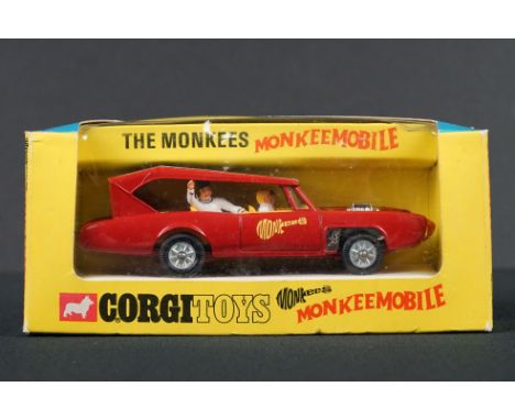 Boxed Corgi 277 The Monkees Monkeemobile diecast model, with all 4 x figures, diecast excellent with vg box, box window appea