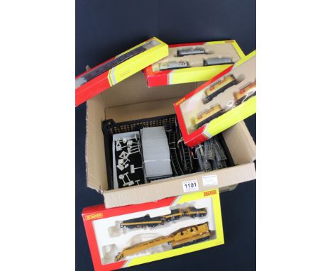 Three boxed Hornby OO gauge Railroad rolling stock packs to include R6481 Fuel Tanker Pack Shell, R6366 Fuel Tanker Pack ESSO