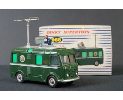 Boxed Dinky Supertoys 968 BBC TV Roving Eye Vehicle diecast model in vg condition, with aerial, gd box 