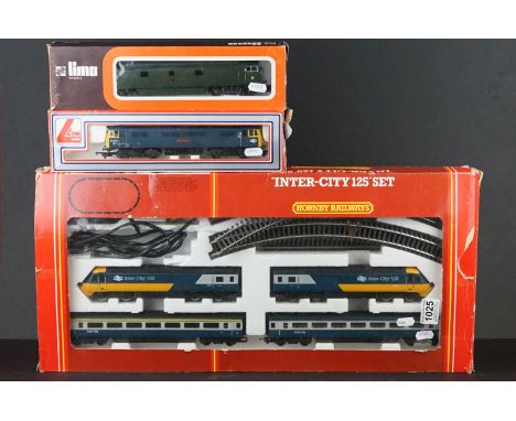 Boxed Hornby OO gauge R541 InterCity 125 train set plus 2 boxed Lima OO gauge locomotives to include 9144 Western Pioneer and