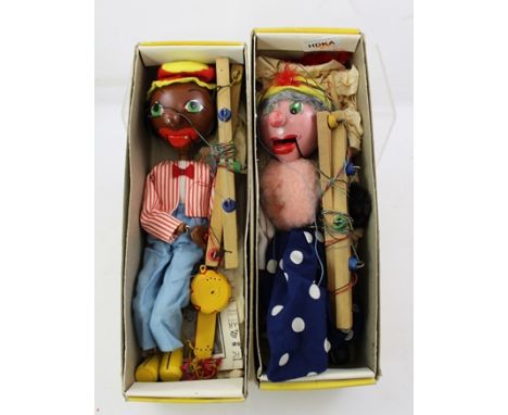 A PELHAM PUPPET "Minstrel" in original box, together with one other (2) 