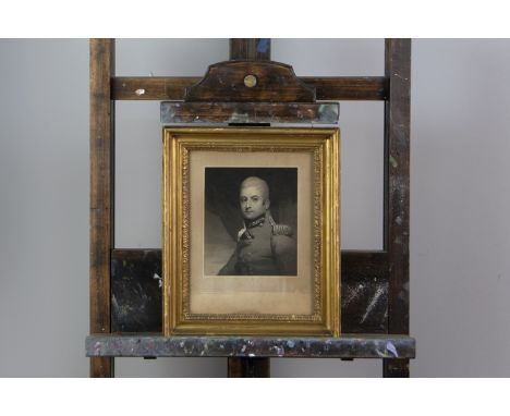 ROBERTSON (AFTER) HEAD AND SHOULDERS PORTRAIT OF MAJOR GENERAL THE MARQUIS OF HUNTLY Stipple engraving by W. Holl, 26cm x 20c