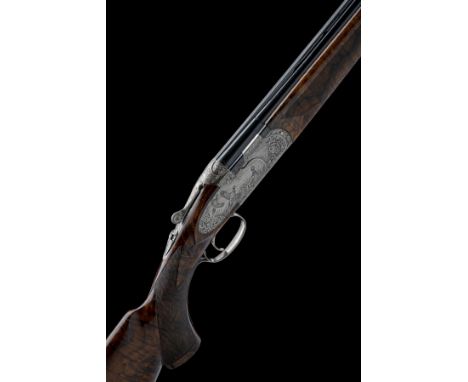 P. BERETTA A CUSTOM TOMASONI-ENGRAVED 20-BORE (3IN.) SIDEPLATED SINGLE-TRIGGER OVER AND UNDER EJECTOR, serial no. R50815S, fo