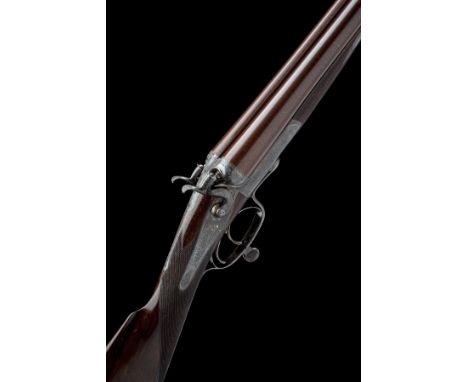 A 10-BORE (2 7/8IN.) ROTARY-UNDERLEVER HAMMERGUN BY W. & C. SCOTT & SON, serial no. 21897, for 1876, 31in. nitro reproved dam