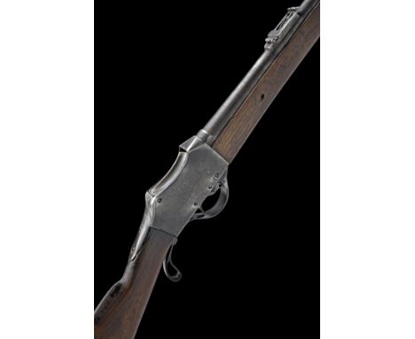 A .577/.450 NEPALESE GAHENDRA VARIANT OF THE MARTINI HENRY RIFLE, CIRCA 1880, serial no. 2142, having a 33in. barrel with Hen