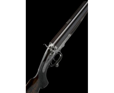 A .500 (3IN.) BLACK POWDER EXPRESS ROTARY-UNDERLEVER DOUBLE HAMMER RIFLE BY JAMES WOODWARD & SONS, serial no. 4456, for 1892,