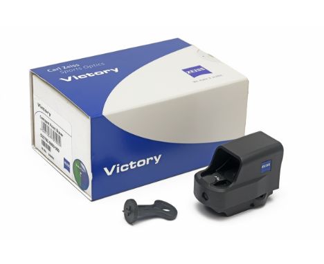 A ZEISS 'VICTORY COMPACT POINT BLASER' RED DOT GUN SIGHT, in its makers carton with carry bag and instructions for use.    