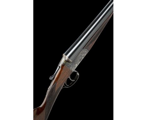 JOHN MACPHERSON A 12-BORE (2IN.) BOXLOCK EJECTOR, serial no. 87237, 26in. nitro barrels, rib engraved 'JOHN MACPHERSON. GUNMA