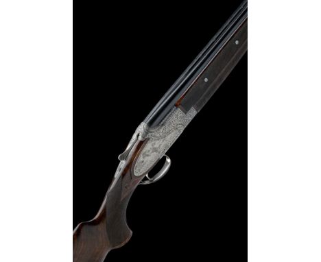 FABRIQUE NATIONALE A CUSTOM DUBOIS-ENGRAVED 12-BORE SINGLE-TRIGGER SIDEPLATED OVER AND UNDER EJECTOR, serial no. 79097, seria