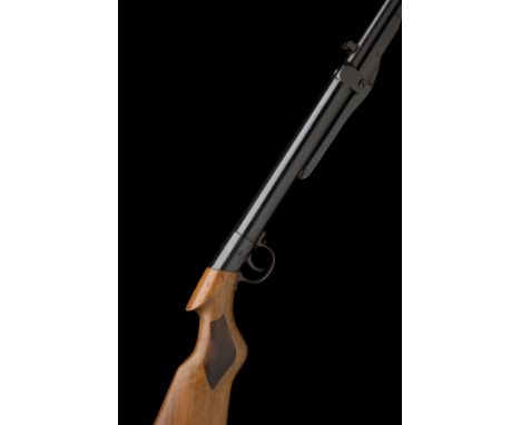 A SCARCE .177 HAENAL MODEL 'IV E' UNDER-LEVER AIR-RIFLE, no visible serial number, circa 1935, with expertly refinished 19in.