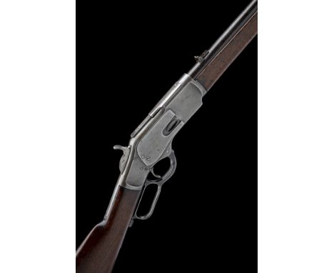 WINCHESTER REPEATING ARMS A .44-40 'MODEL 1873' LEVER-ACTION CARBINE, serial no. 47432, for 1880, with round 20in. barrel sig