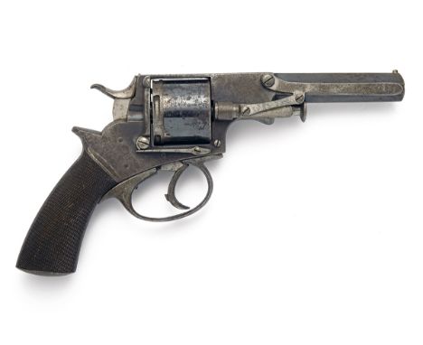 A .450 (BOXER) FIVE-SHOT REVOLVER SIGNED E. & F.G. DODSON, LOUTH, serial no. 199, circa 1865 and probably converted from muzz