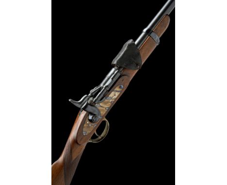 A .577 SNIDER MK III SPORTING CARBINE SIGNED I. HOLLIS & SON, CIRCA 1875, no visible serial number, with 23 1/2in. Birmingham