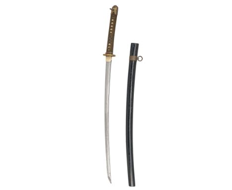 A WORLD WAR TWO JAPANESE OFFICER'S 'SHIN-GUNTO' MOUNTED KATANA WITH SIGNED SMITH-MADE ARSENAL BLADE, probably pre-war manufac