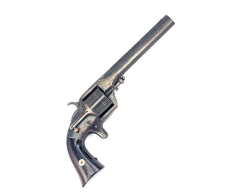 A .42 CUP-FIRE SIX-SHOT SINGLE-ACTION 'PLANT'S PATENT 'ARMY'' REVOLVER SIGNED 'M&B' , serial no. 373, second model circa 1865