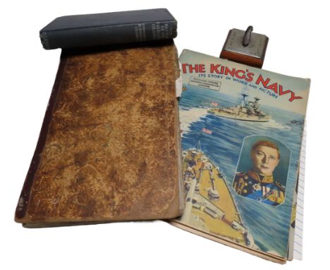 LOG BOOK FOR H.M.S. INVINCIBLE, 1914-1918by W.T. Sonnet, 27 July 1914 – 20 February 1915, including entries listing Scapa Flo