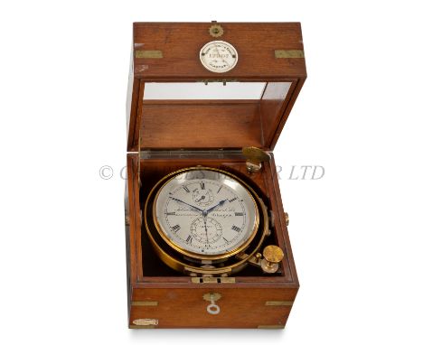 Ø A TWO-DAY MARINE CHRONOMETER BY KELVIN BOTTOMLEY &amp; BAIRD LIMITED, GLASGOW, CIRCA 1925the 4in. silvered dial signed as p