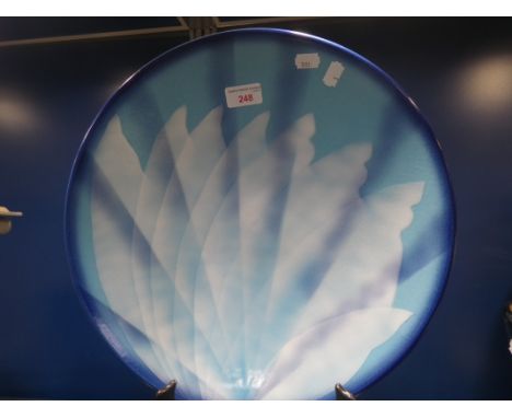 POOLE POTTERY; AN 'ELEMENTS' CHARGER, 'Air', 123/250 39.5cm dia