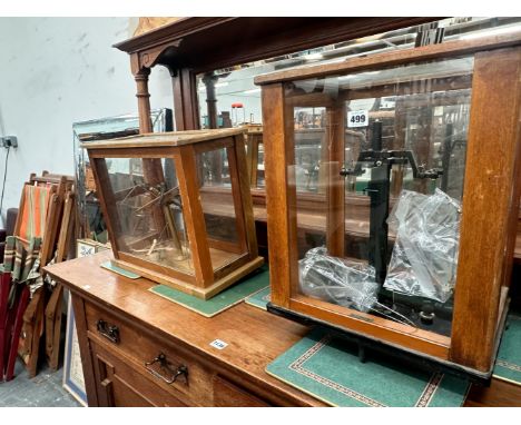 TWO CASED SETS OF LABORATORY SCALES 