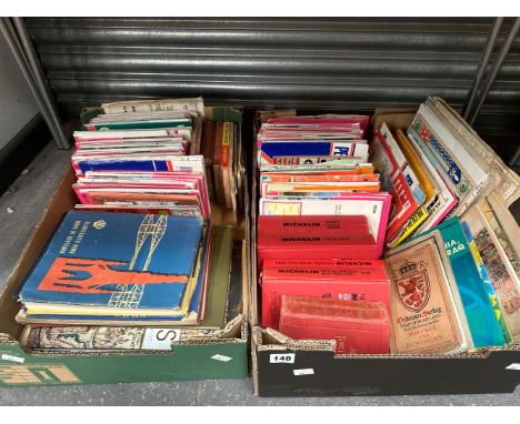 REGIONAL GUIDE BOOKS, ORDNANCE SURVEY AND OTHER FOLDING MAPS TOGETHER WITH MICHELIN GUIDES