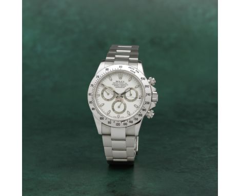 Rolex. A fine stainless steel automatic chronograph bracelet watchModel: Cosmograph DaytonaReference: 116520Date: Purchased 1