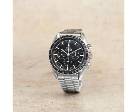 Omega. A stainless steel manual wind chronograph bracelet watch offered on behalf of the family of the original ownerModel: S