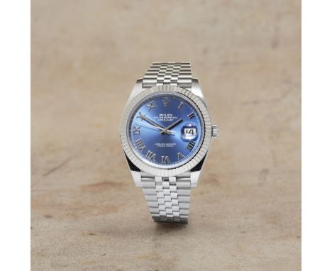 Rolex. A stainless steel and 18K white gold automatic calendar bracelet watchModel: Datejust 41Reference: 126334Date: Circa 2
