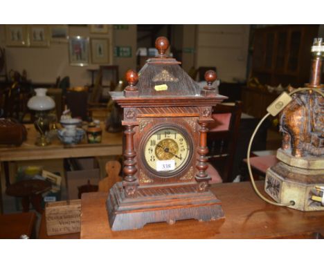 A Victorian mantle clock