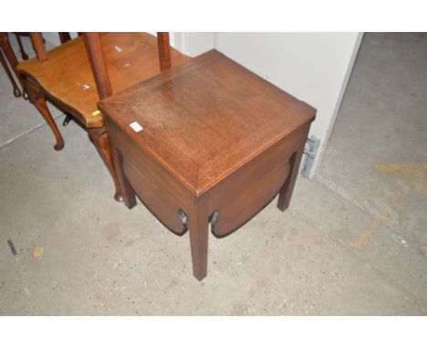 A 19th Century mahogany box commode 