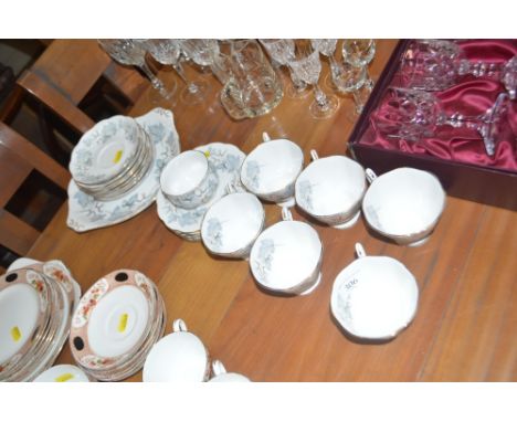 A Royal Albert "Silver Maple" tea set