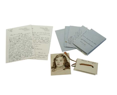 Dame Laura Knight DBE RA RWS (1877-1970) Manuscript letters of correspondence from the artist Laura Knight to her friend Paul