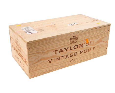 Taylor’s Vintage Port 2011, six bottles, OWC.
