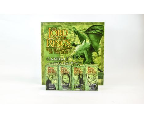 Lord Of The Rings W Britain Hand Painted Collectible Figures Five in total to include large boxed hand painted 'Gandalf And T