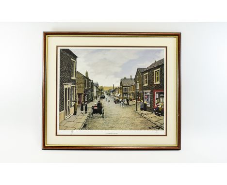 Tom Dodson Framed Limited Edition Print, Signed And Numbered In Pencil, Titled '' A Carriage For Two '' 14 x 18 Inches
