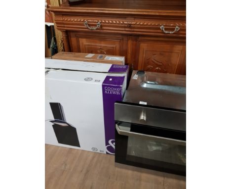 A MATRIX OVEN CERAMIC HOB AND HOOD
