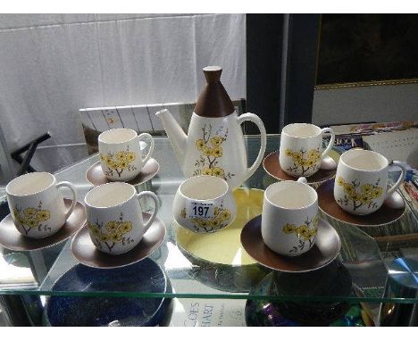A Carltonware coffee set