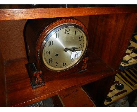 An Enfield mantel clock in working order with pendulum