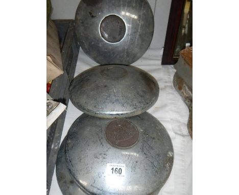 A set of 4 vintage Rover hub caps