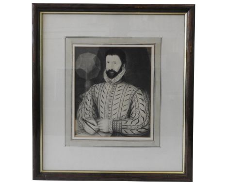 IN THE MANNER OF THOMAS KERRICH, PORTRAIT OF THEODORE HAVEUS OF CLEEVES, pencil/paper, 30 x 25 cm, ( full provenance availabl