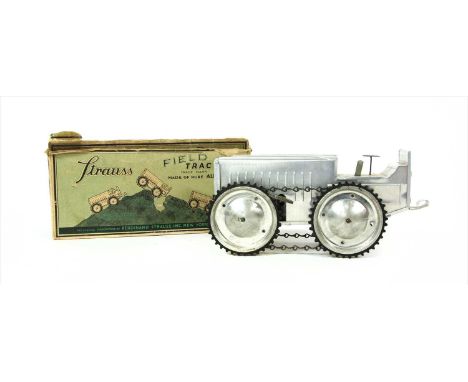 A Strauss field tractor , no.2000, 'made of pure aluminium' by Ferdinand Strauss Inc, New York, in working order, in original