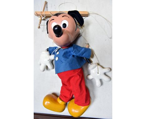 A large scale 1970s/80s Pelham Puppet of Mickey Mouse from the display range. Intended for shop displays with Pelham Puppets 