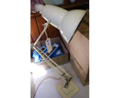 An Anglepoise lamp. Model 1227 with two step base in cream. GC for age, minor paint chipping. £40-60 