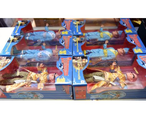 6 Pelham Puppet Thunderbirds 'Supermarionette'. 2x Virgil, 2x Alan and 2x 'The Hood'. All boxed, minor wear. Puppets unused. 