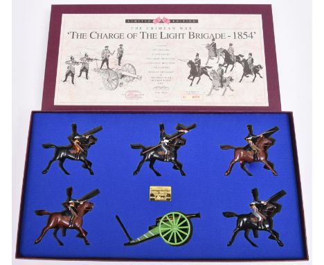 A Britains The Crimean War series limited edition 'The Charge of the Light Brigade - 1854' set no.5197. Comprising 5x British