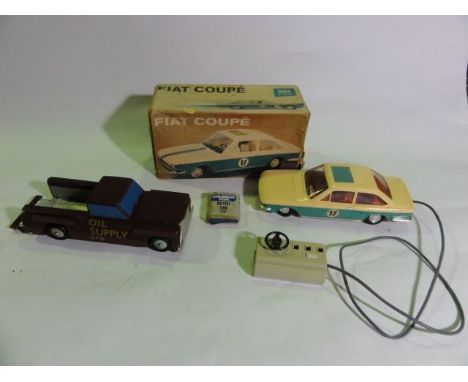 A vintage boxed Fiat Coupe by Piko Nechnika, the boxed stamped to interior with retail label Martins 160CT Oct 1979, 103 Rege