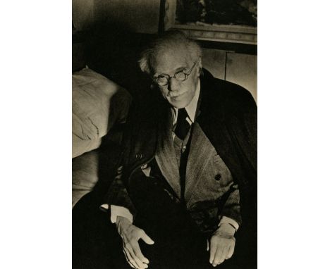 Artist: Weegee [arthur h. fellig] (Ukranian/American, 1899-1968). Title: "Alfred Stieglitz, 1944". Medium: Original vintage p