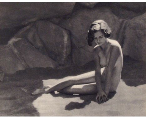 Artist: Forman Hanna (American, 1882 - 1950). Title: "Canyon Sand". Medium: Original vintage photogravure. Date: Composed c19