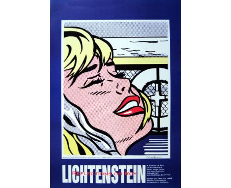 Artist: Roy Lichtenstein (American, 1923-1997). Title: "Shipboard Girl [poster]". Medium: Original color offset lithograph. D