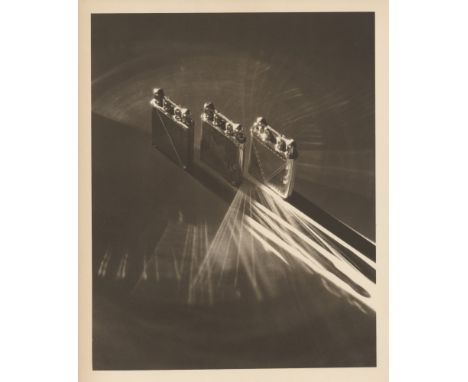 Artist: Edward Steichen (American, 1879 - 1973). Title: "Douglass Lighters [for J. Walter Thompson]". Medium: Original warm-t