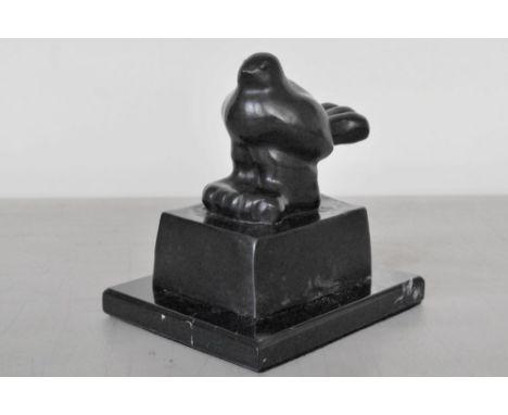 Artist: Fernando Botero [imputée] (Colombian, 1932 - 2023). Title: "Pajaro (paloma pequeña)". Medium: Bronze scuplture with d